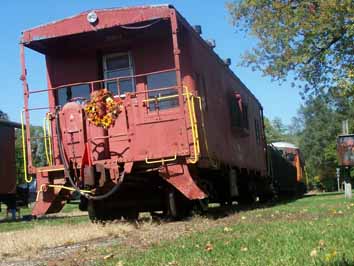 Train waiting at station