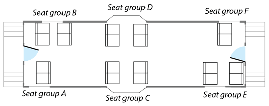 caboose seat map